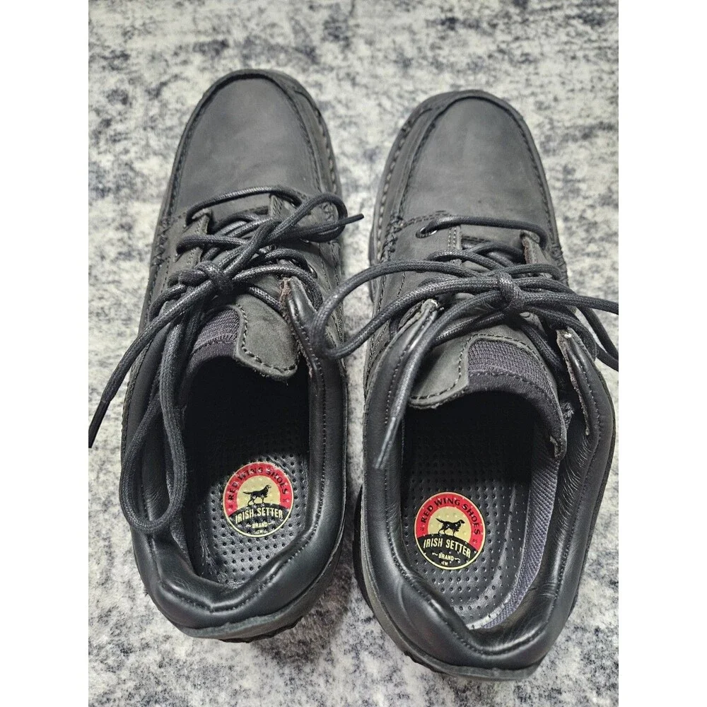 Red Wing Irish Setter Borderland 3865 Black Men’s Oxford Shoes Boots Size 8